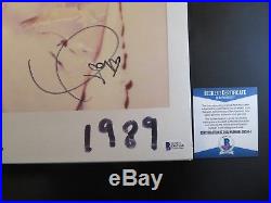 Taylor Swift Signed 1989 LP Vinyl Record Album Cover BAS COA Autograph #D65164