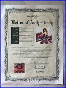 Taylor Swift Signed Autograph Vinyl Record Speak Now Album with LOA