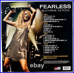 Taylor Swift Signed Autographed Fearless Platinum Edition Vinyl Album Lp Jsa