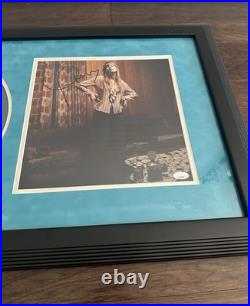 Taylor Swift Signed Custom Framed Midnights Vinyl Album Cover Display (JSA) Taylor Swift Signed Custom Framed Midnights Vinyl Album Cover Display (JSA)
