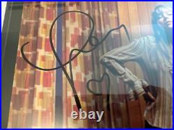 Taylor Swift Signed Midnights Blood Moon Vinyl Album FULL HEART Framed PSA/DNA