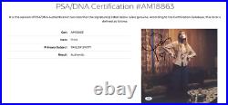 Taylor Swift Signed Midnights Blood Moon Vinyl Album FULL HEART Framed PSA/DNA