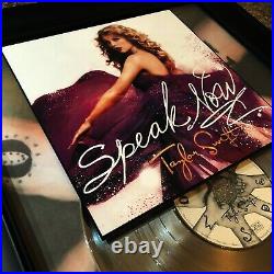Taylor Swift (Speak Now) CD LP Record Vinyl Album Music Signed Autographed