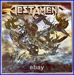Testament Signed Formation Of Damnation Album Vinyl Chuck Eric Alex Metallica