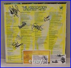 The Association SIGNED/Autographed Greatest Hits Album & Tickets, NM/EX, R-0931