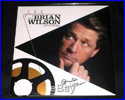 The BRIAN WILSON Anthology HAND SIGNED Vinyl LP Beach Boys album + Proof Photos