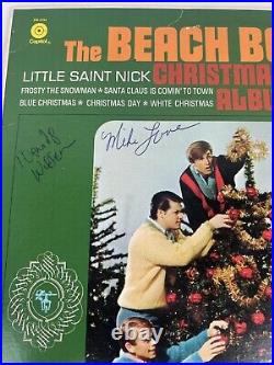The Beach Boys Christmas Album Signed All Members Vinyl Record