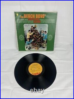 The Beach Boys Christmas Album Signed All Members Vinyl Record