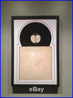 The Beatles Ringo Starr Signed Autographed Framed White Album Vinyl Record COA