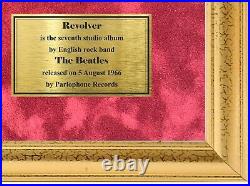 The Beatles Signed Album Cover Photo & Vinyl Framed Display