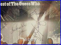 The Best of the Guess Who AUTOGRAPHED Vinyl Record Album With Poster VTG