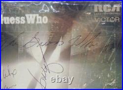 The Best of the Guess Who AUTOGRAPHED Vinyl Record Album With Poster VTG