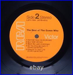 The Best of the Guess Who AUTOGRAPHED Vinyl Record Album With Poster VTG