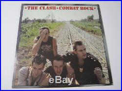 The Clash Combat Rock signed autographed vinyl record album CBS Records PSA DNA