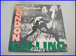 The Clash Signed By 3 London Calling Mick Paul Topper Lp Album Vinyl Jsa Coa