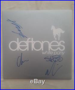 The Deftones Signed Autographed White Pony Vinyl Album Chino Moreno +3 Proof