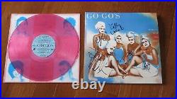 The Go-Go's Beauty and the Beat SIGNED AUTOGRAPHED all 5 pink vinyl album mint