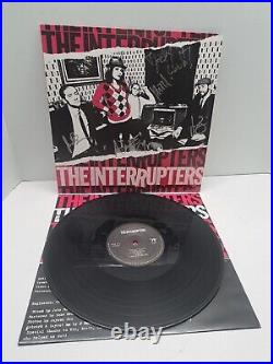 The Interrupters Signed Self-Titled Vinyl Album 2014 Hellcat Records