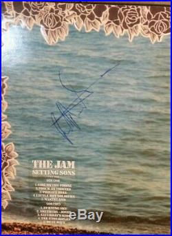 The Jam Setting Sons 1979 UK 12 Vinyl Album Autographed by Band Mint Unplayed