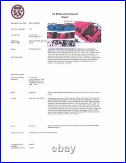 The Police Signed Synchronicity Album Sting Andy Summers Stewart Copeland