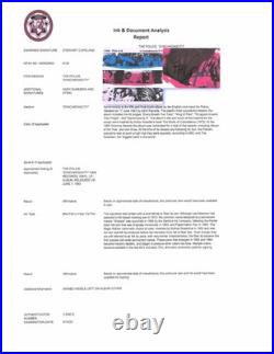 The Police Signed Synchronicity Album Sting Andy Summers Stewart Copeland The Police Signed Synchronicity Album Sting Andy Summers Stewart Copeland