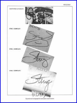 The Police Signed Synchronicity Album Sting Andy Summers Stewart Copeland The Police Signed Synchronicity Album Sting Andy Summers Stewart Copeland
