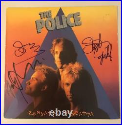 The Police Signed Vinyl Lp Zenyatta Mondatta Album Jsa Sting Copeland Summers