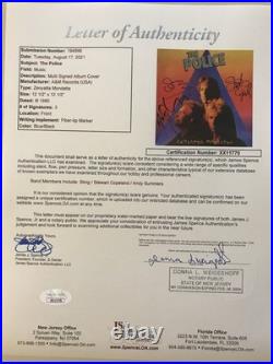 The Police Signed Vinyl Lp Zenyatta Mondatta Album Jsa Sting Copeland Summers