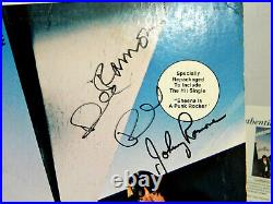 The Ramones WithJOEY Autographed ALL 4 SIGNED Vinyl LEAVE HOME Album