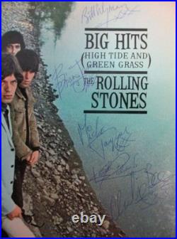 The Rolling Stones Signed Big Hits (High Tide and Green Grass) Album Cover