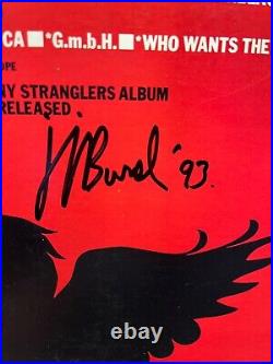 The STRANGLERS signed IV Lp autographed vinyl album in 1993