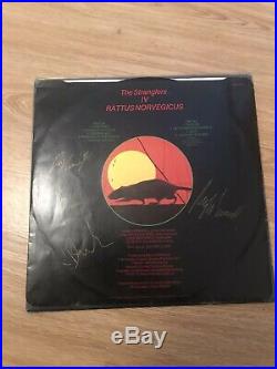 The Stranglers IV Rattus Norvegicus fully signed vinyl album