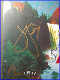 The Waterfall by My Morning Jacket vinyl album signed by Jim James autograph x5