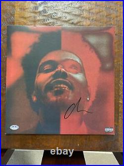 The Weekend Signed After Hours LP Record Album Vinyl PSA DNA COA Autographed