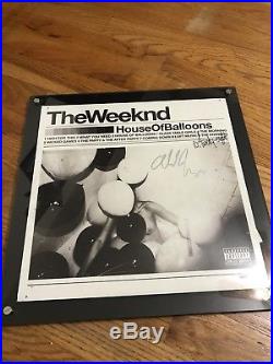 The Weeknd House of Balloons Autographed Vinyl Record Album
