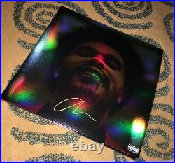The Weeknd Signed Holographic Vinyl Cover Album Super Bowl autograph with PROOF