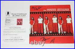 The White Stripes Band Signed Debut Album Vinyl Record Lp Beckett Coa Meg Jack