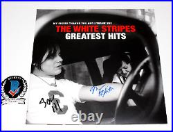 The White Stripes Band Signed'greatest Hits' Album Vinyl Beckett Coa Meg Jack
