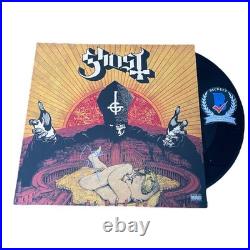 Tobias Forge Signed Autograph Ghost Album Lp Vinyl Bas Beckett