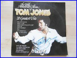 Tom Jones signed LP-Cover The Tenth Anniversaire Album of Tom Jones Vinyl
