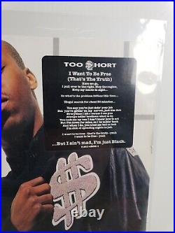 Too Short I Want To Be Free Signed Vinyl Rap Album Autograph JSA Authenticated