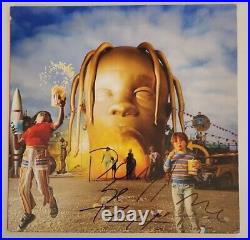 Travis Scott Signed Auto Astroworld Vinyl Album Cover Don't Sell Insc Rare JSA