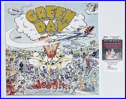Tre Cool Signed Autographed Green Day Vinyl Dookie Album with JSA COA