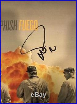Trey Anastasio Signed Phish Fuego LP JSA COA #Z55180 LE Orange Vinyl Album Auto