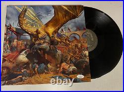 Trivium Band Autographed Signed Court Of Dragon Vinyl Album Jsa Coa # Ac26748
