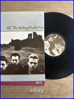 U2 Bono Edge The Unforgettable Fire Signed Autograph Record Vinyl Album COA U2 Bono Edge The Unforgettable Fire Signed Autograph Record Vinyl Album COA