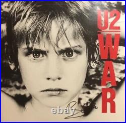 U2 Bono Signed Autographed War Vinyl Album 1983