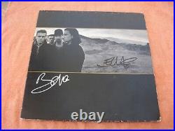 U2 The Joshua Tree Bono Edge Signed Lp Album Vinyl Beckett Loa