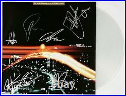 Underoath Band Signed Changing Of Times Lp Clear Vinyl Album Jsa Cert V33034