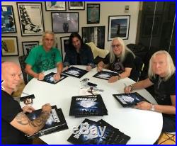 Uriah Heep Living The Dream signierte neue LP signed Album Vinyl komplette Band